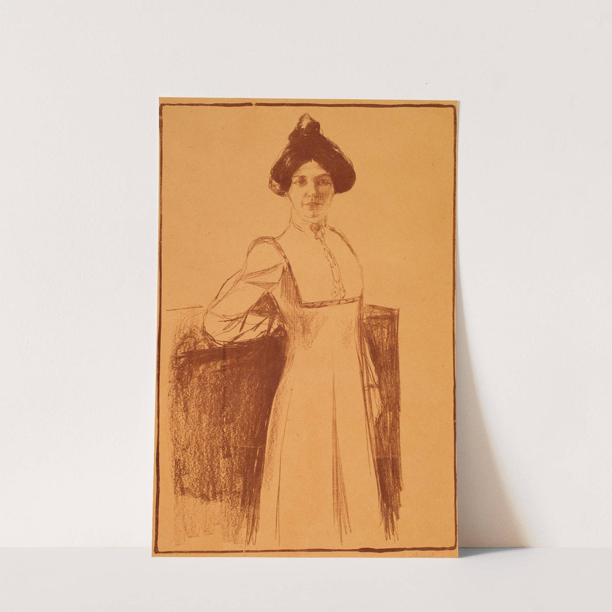 Portrait of Märta Sandal by Edvard Munch