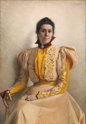 Portrait of Marthine Cappelen Hjort