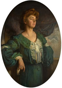 Portrait of Mary, Lady Gerard in a Green Dress