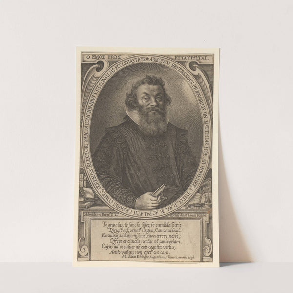 Portrait of Matthias Hoë van Hoënegg (1630) by Lucas Kilian