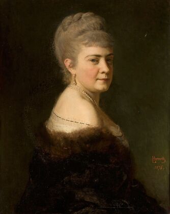 Portrait of Melania née Jastrzębska 1.v. Dunin 2.v. Rawicz