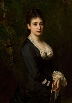 Portrait of Mina Fajans (1841–1933)