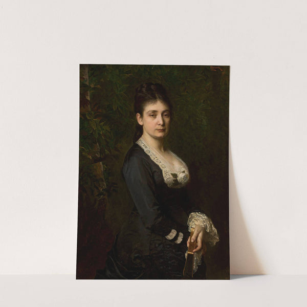 Portrait of Mina Fajans (1841–1933) (1877) by Leopold Horowitz