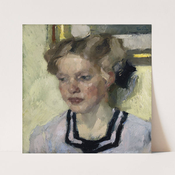 Portrait of Mina Hasch by Leo Putz