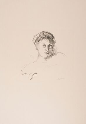 Portrait of Minna Beckmann-Tube (1911)