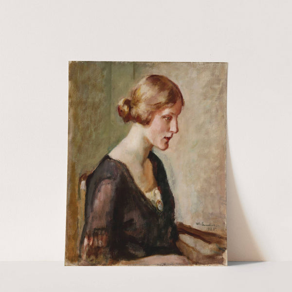 Portrait of Miss Barbara Lagerborg (1925) by Magnus Enckell