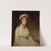 Portrait Of Miss Elizabeth Tighe (1774 -1857), Half-Length, Wearing A White Dress by George Romney