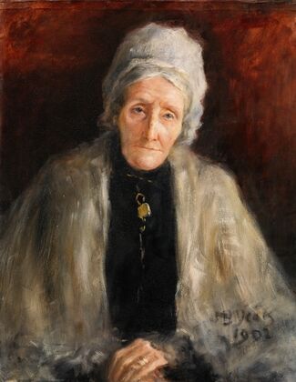 Portrait of Miss K. Leney — size preview