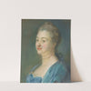 Portrait Of Mme Le Moyne, Née Marie Jeanne Doru, Aged 32 by Jean-Baptiste Perronneau