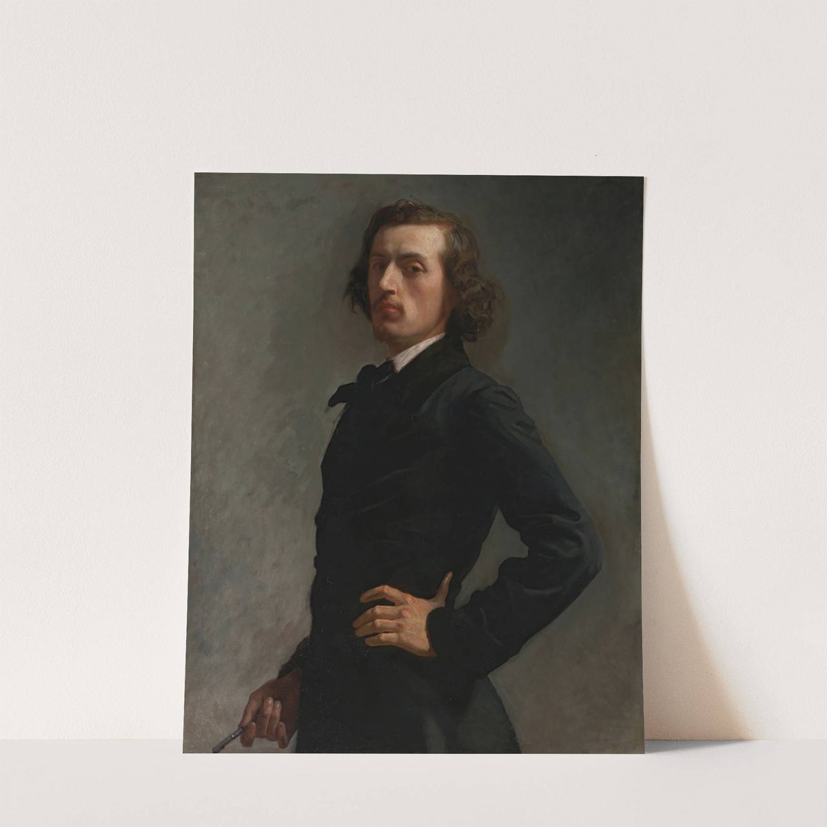 Portrait Of Monsieur Allard by Léon Bonnat