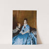 Portrait Of Mrs. Clotilde De Cándamo And Her Son Carlos by Raimundo de Madrazo y Garreta