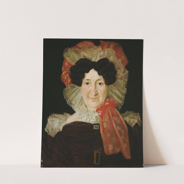 Portrait of Mrs. Ingeborg Møinichen by Matthias Stoltenberg