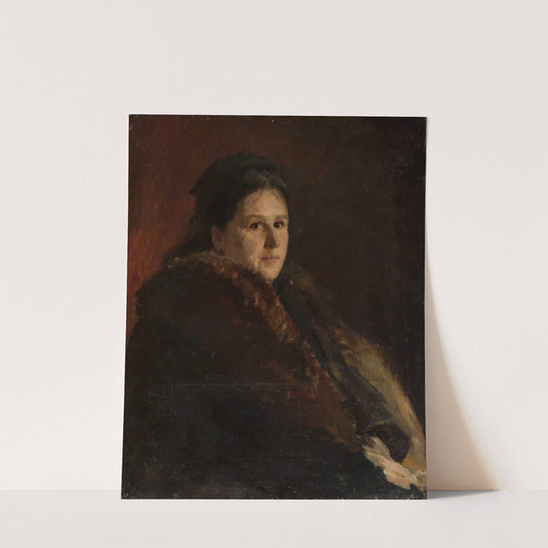 Portrait of Mrs. Karlińska by Jan Ciągliński