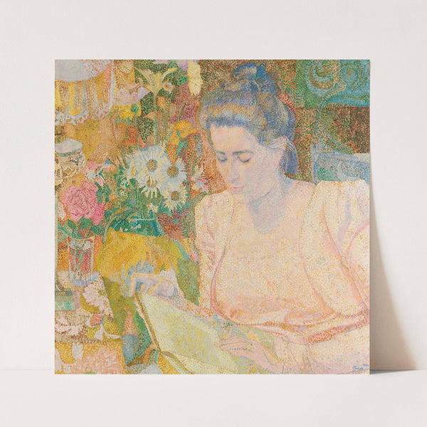 Portrait of Mrs Marie Jeannette de Lange (1900) by Jan Toorop