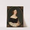Portrait of Mrs. Mikulińska (circa 1845) by Wojciech Korneli Stattler