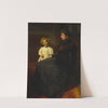 Portrait of Mrs. Oderfeld with her daughter (Lady with a child, Portrait of Mrs. O.) by Józef Pankiewicz