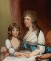 Portrait of Mrs. Samuel Dick And Her Daughter