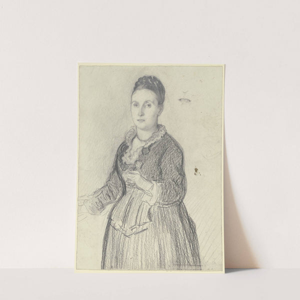 Portrait of Mrs Tom Plews by Otto Scholderer