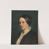 Portrait of Ms Gad, born Tvermoes by Jørgen Roed