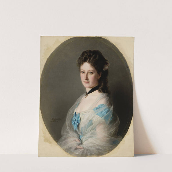 Portrait of Olga von Grunelius (1872) by Franz Xaver Winterhalter