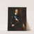 Portrait of Oliver Cromwell, in armour, holding a baton by Workshop of Robert Walker