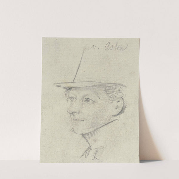 Portrait of Osten. by Carl Hoff