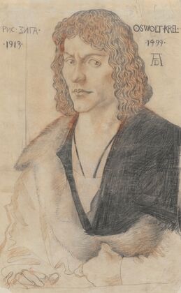 Portrait of Oswolt Krel, acc. to Dürer (1913)