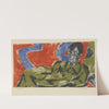 Portrait of Otto Mueller (1915) by Ernst Ludwig Kirchner