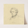 Portrait of Painter Jan Antoon Verschaeren by Friedrich Preller the Elder