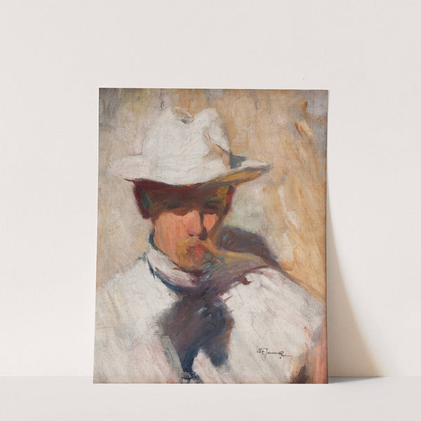 Portrait of Painter Tadeusz Rychter in the Sun by Stanisław Janowski