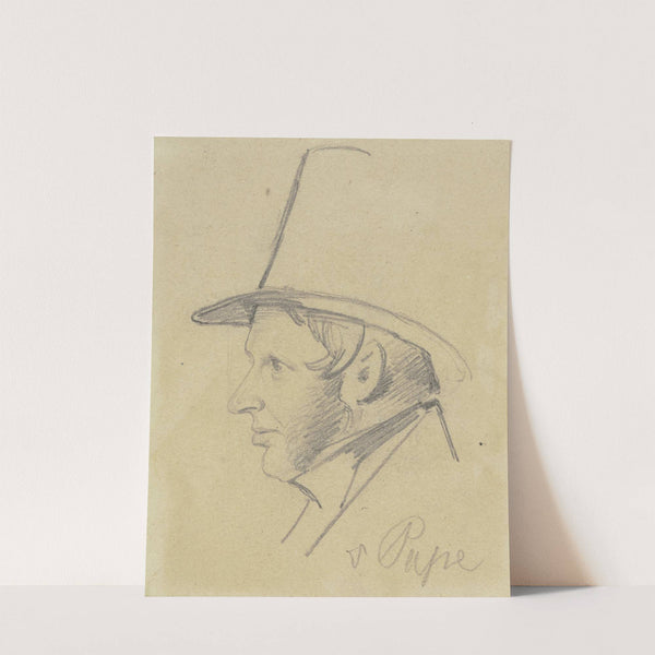 Portrait of Pape by Carl Hoff