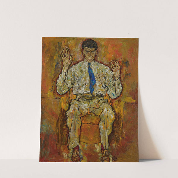 Portrait of Paris von Gütersloh (1887-1973) (1918) by Egon Schiele