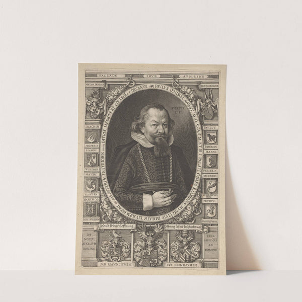 Portrait of Paul Jenisch at the age of 53 (1632) by Lucas Kilian