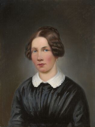 Portrait of Pauline Rogg, née Tritscheller (1840)