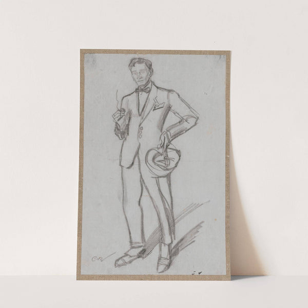 Portrait of pedagogue Leonid N. Potapov (1918) by Zygmunt Waliszewski