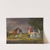 Portrait of Prince Alexander Mikhailovich Beloselsky And His Family In a Landscape (1790) by Johann Christian Klengel