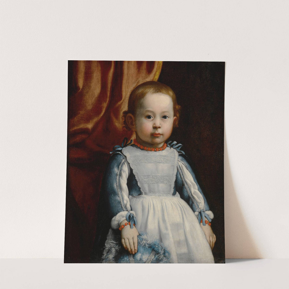 Portrait of Prince Augusto Chigi, age 21 months by Alessandro Mattia da Farnese