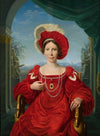 Portrait of princess Augusta Von Hessen-Kassel