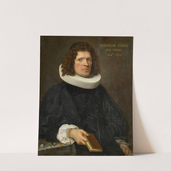Portrait of Professor Sebastian Faesch (1647–1712) by Johann Rudolf Huber the elder