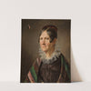 Portrait of Rachela Romer née de Raes by Jan Chrucki