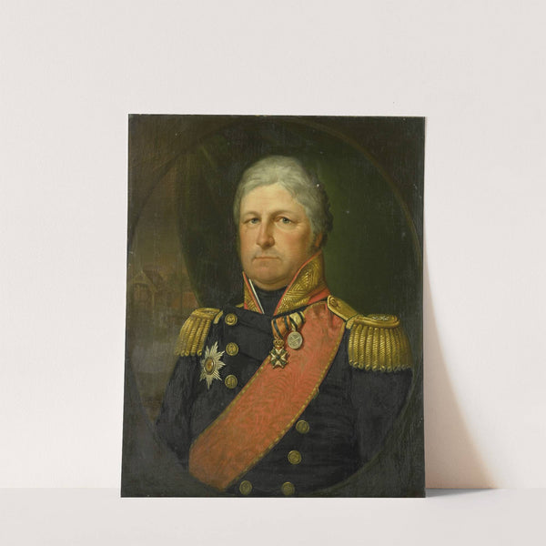 Portrait of Rear-Admiral Job Seaburne May (1823) by Jan Willem May