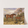 Portrait of Reformer, Blucher, Tory and Crib, the Property of Rowland Alston, Esq., M.P (1835) by James Ward