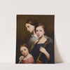 Portrait of René, Cécile and Louise Franchomme by Ary Scheffer