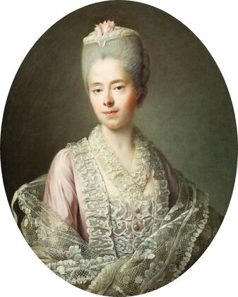 Portrait of RenÃ©e Anne Jacquette Guillemette Moulin de la RaciniÃ¨re, Madame d’Angot (1727-1775)