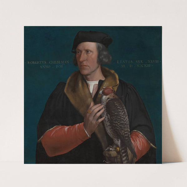 Portrait of Robert Cheseman (1533) by Hans Holbein The Younger