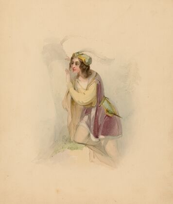 Portrait of Rosalind in Shakespeare’s As you like it (19th century)
