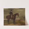 Portrait of Samuel Dumbleton (c. 1750-1834), Whipper-in to the Earl of Spencer&#039;s hounds by John Ferneley