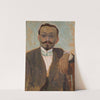 Portrait of sculptor Bolesław Bałzukiewicz by Tadeusz Makowski