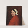 Portrait of Senyora Anita with Red Dress (1872) by Benet Mercadé