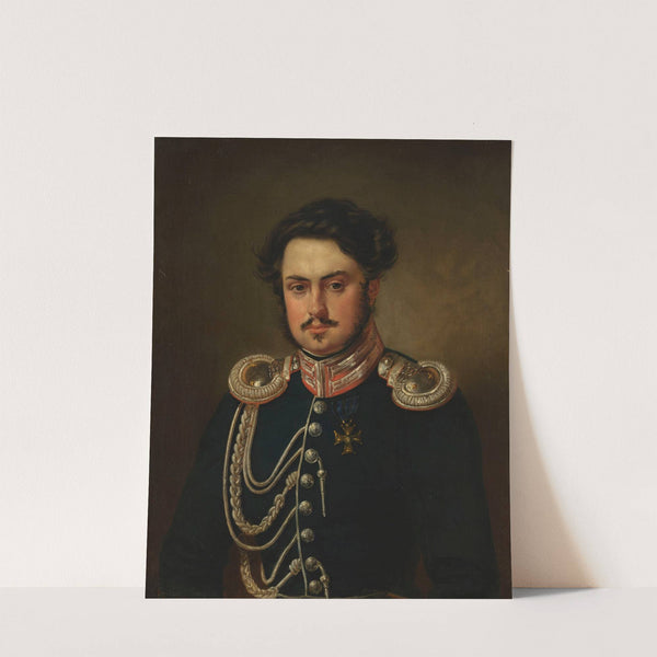 Portrait of Seweryn Madan, officer of the guard cavalry staff (1815 - 1830) by Aleksander Kokular
